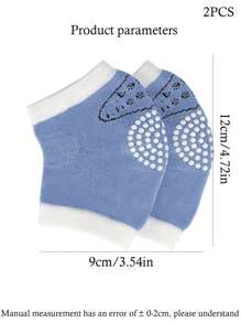 2pcs Kids Crawling Knee & Elbow Pads, Anti-Slip Padded Knee Protection For Infant Toddlers - Multicolor - View 6