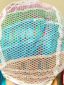 Tóc giả dài ombre, tóc giả dài gợn sóng màu cầu vồng, trang phục cosplay, dự tiệc, Halloween. - Ombre - Xem 9