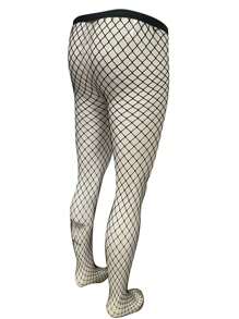 性感男士露出的無襠網襪，1件（不含內褲）