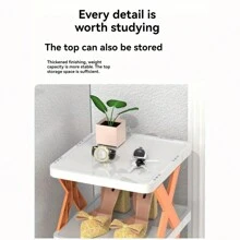 4 层/5 层/6 层折叠鞋架 - 节省空间、可堆叠、可拆卸、易于组装、耐用的塑料储物架，适用于入口、走廊、卧室、客厅、家庭、宿舍 - 非常适合整理鞋子、靴子、高跟鞋、运动鞋等 - 彩色 - 查看 3