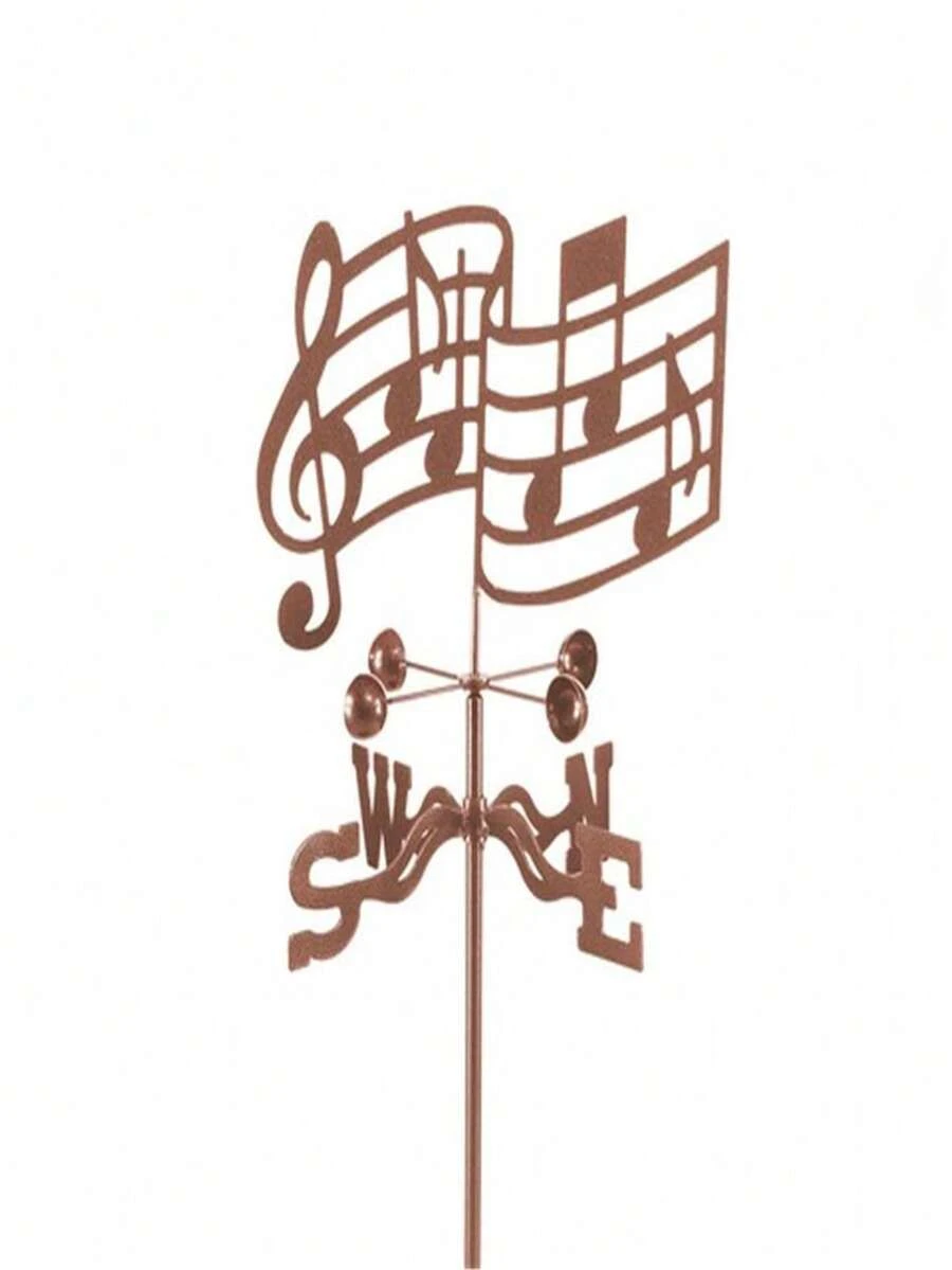 EZ Vane EZ1607-DK Musical Notes Weathervane With Deck Mount - 彩色 - 查看 1