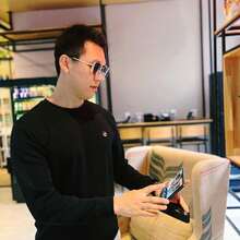 Men Fashion Glasses - 咖啡棕 - 查看 3