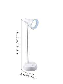 1 Led Table Lamp, Portable Wireless Battery Bedside Reading Lamp In Student Dormitory, Suitable For Home Office Reading Lamp