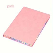 Sổ tay có khung cầu vồng đáng yêu A5 - 100 trang dành cho sinh viên và văn phòng sáng tạo - Bền bỉ, di động và đa năng - Đỏ hồng, BBue, Xanh lục hoặc Đen cũng như Tím - A5 - Xem 16