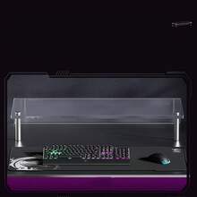 1pc 37cm Acrylic Monitor Stand Riser, Computer Screen Desk Shelf Organizer For Office