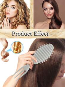 Curl Defining Brush,Curl Define Styling Brush,Shaping And Defining Curls For Women To Reduce Pulling And Curl Separation - Multicolor - View 2