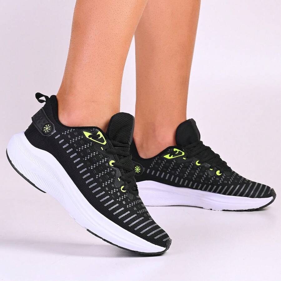 Women's Men's Sports Sneakers Gym Running Walking Super Comfortable Launch - 綠色 - 查看 1
