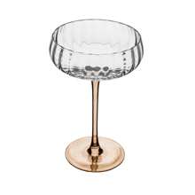 2 Wolff Classic Coupe Glass Bowls With Amber Stem 280ml - 白色 - 查看 5