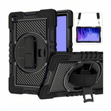 Etui ochronne na tablet Apple Silicone + PC 3 w 1 z uchwytem obrotowym 360°, paskiem na rękę, paskiem na ramię, wytrzymałą, antypoślizgową osłoną ochronną tabletu