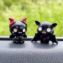 Bộ phụ kiện trang trí dễ thương trên bảng điều khiển xe Halloween - nhiều màu - Xem 6