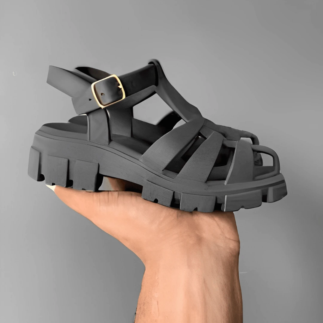 Children's Gladiator Sandals Fisherman Tratorada Beautiful, Light And Soft - 黑色 - 查看 1