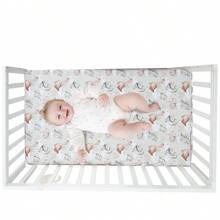 Premium Fitted Baby Boy Crib Sheets For Standard Crib Mattress - Ultra-Soft Jersey Knit Crib Mattress Sheet, Snug, Stylish Crib Sheet, 28''x52''x9'' Extra Deep Pocket Love Valentine