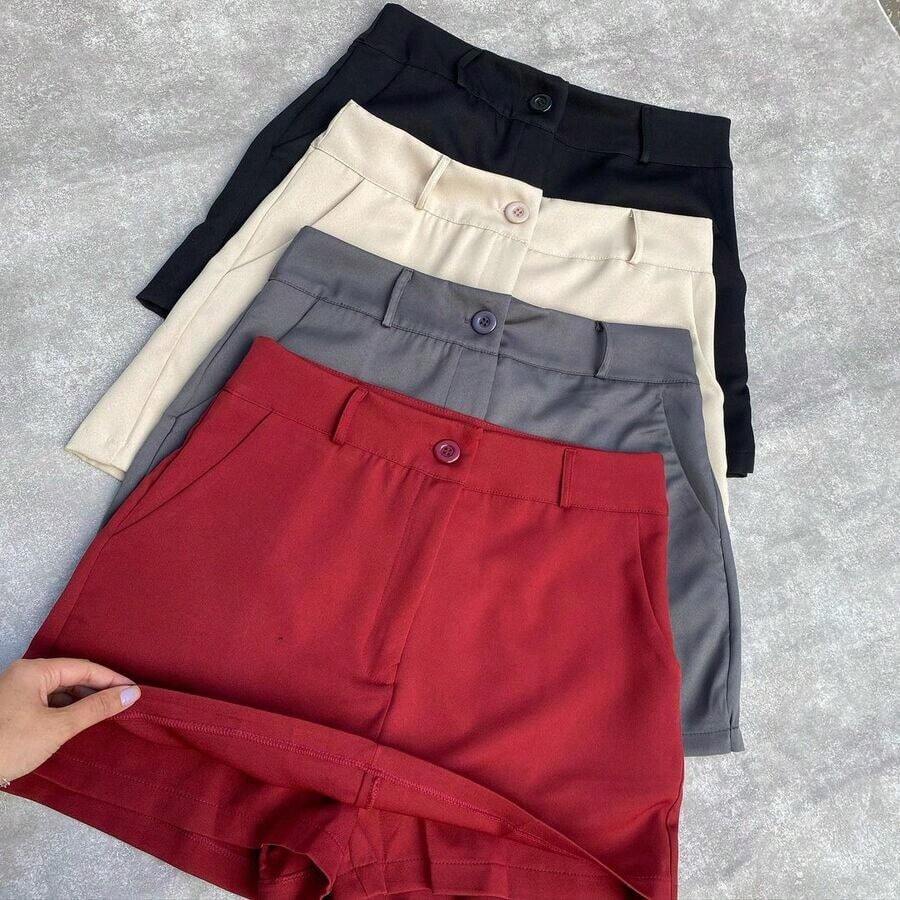 Women's Short Skirt - 黑色 - 查看 1
