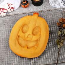 1 khuôn bánh bí ngô bằng silicon 10 inch Khuôn bánh bí ngô hình đèn lồng Jack O'Lantern Halloween Khuôn bánh chống dính cho bánh Halloween, thạch Halloween Trang trí Halloween Trang trí Halloween Trang chủ Halloween Tiệc Halloween Tiệc Halloween - trái cam - Xem 3