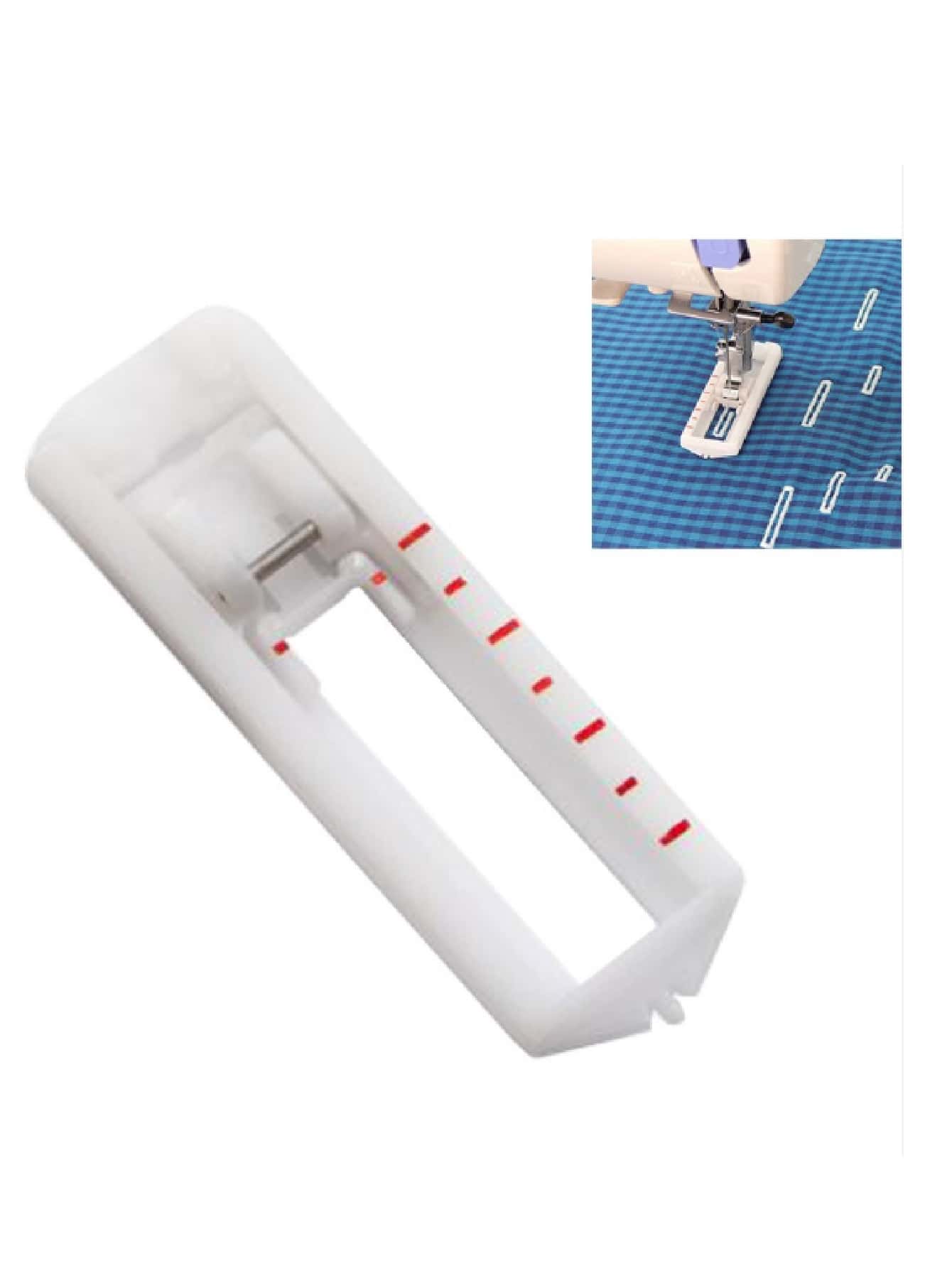 Calcador Para Fazer Casa De Botão - Branco - Visão 1