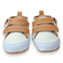 Children's Sneakers Baby Boy Teddy Bear Easy Fit Practical Day To Day Stylish Cute 13 To 18 R211 - 白色 - 查看 4