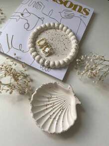 1 pieza de molde de silicona con forma de concha marina para manualidades de resina epoxi, fabricación de joyas, decoración del hogar y bandejas