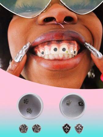 novani 2 件复古金属盾牌