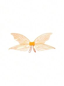 1 pieza Accesorio de disfraz de PVC de mariposa, alas de hada, accesorios de disfraz para actuación, Halloween - Multicolor - Ver 9