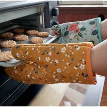 1 件套厨房烘焙烤箱手套和隔热垫套装，包含微波炉耐热手套和垫子、锅垫和烘焙垫。 - 彩色 - 查看 7