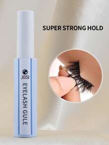1 Bottle 5ml Clear Eyelash Glue, Super Strong Hold Long-Lasting Strip Lash Adhesive, Fast Drying, Waterproof, Non-Irritating, Latex-Free, Suitable For False Lashes And Cluster Lashes, Ideal For Sensitive Eyes, DIY Eyelash Product