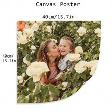 1Set Personalized Custom Canvas Prints With Diy Frame Canvas Poster Print Wall Art Pictures Family Photos Perfect For Living Room Bedroom Home Decor Ornamental Exquisite, Modern, Contracted Custom, Personalized, Unique Ideal Gifts For Him Her, Boyfriend, Girlfriend, Dad, Mom, Family, Friends For Anniversaries, For Valentine's Day, For Mother's Day, For Birthdays, For Children's Day, For Father's Day, For Graduation, For Weddings, For Housewarming Dining Room, Living Room, Valentine Day Decor - Multicolor - View 21