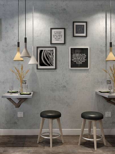 Roll Grijs Concrete Wallpaper DIY Matte Thick Cement Contact Paper Peel Stick Countertop Removable Waterproof Adhesive Furniture Stickers Industrial Vinyl Wand 15.7x393.7 Inch,Renovation Panels,Wall Paper, Wallpapers, ation Items Refresh Your Home,Rama view 6