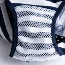 Cute Cartoon Pet Physiological Panties With Lace Trim & Bow, Multifunctional Dog Menstrual Hygiene Pants, Small Size