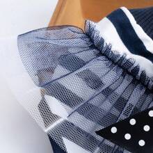 Cute Cartoon Pet Physiological Panties With Lace Trim & Bow, Multifunctional Dog Menstrual Hygiene Pants, Small Size