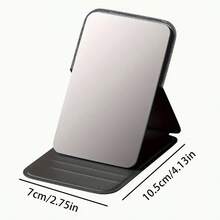 1 Gương trang điểm di động có thể gập lại có chân đế, Gương du lịch, Gương trang điểm làm đẹp cho bàn - Nhiều màu - Xem 5
