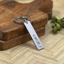 Stainless Steel Keychain, Custom Engraved Key Chain Personalized Gifts For Him, Best Friend Gifts Gifts For Mom Birthday Gift Boyfriend - Multicolor - View 4