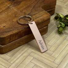 Stainless Steel Keychain, Custom Engraved Key Chain Personalized Gifts For Him, Best Friend Gifts Gifts For Mom Birthday Gift Boyfriend - Multicolor - View 5