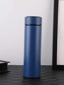 1pc Simple Stainless Steel Vacuum Insulated Water Bottle, Double Wall Business  Cup, Personalized Gift