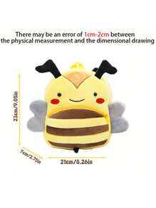 Tùy Chỉnh Với Tên Riêng Của Bạn Etsy Cá Tính Bán Chạy Hoạt Hình Động Vật Ba Lô Ba Lô Sang Trọng Ba Lô Túi Trẻ Em Hoa Văn Dễ Thương - Mù tạt - Xem 3