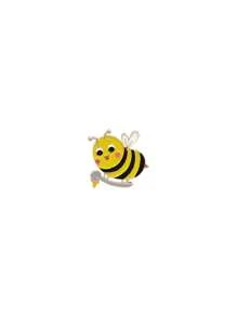 1pc Creative Cartoon Bee Brooch Pin, Fashion Accessory Decor For Clothes, Backpacks, Back To School Gift - Yellow - View 9