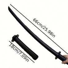 1pc Safe And Fun Katana Anime Sword Model - Perfect For Halloween, Cosplay, And LARP Parties - Multicolor - View 4