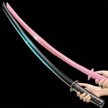 1pc Safe And Fun Katana Anime Sword Model - Perfect For Halloween, Cosplay, And LARP Parties - Multicolor - View 5