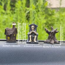 Bộ phụ kiện trang trí dễ thương trên bảng điều khiển xe Halloween - nhiều màu - Xem 11