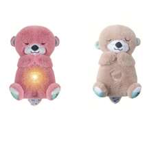 Peluche de osito de peluche con música relajante, juguete divertido - Rojo - Ver 10