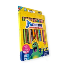 Lapices de colores Norma 24 colores mas 4 colores total 28pzs de lapices de colores - Multicolor - Ver 3