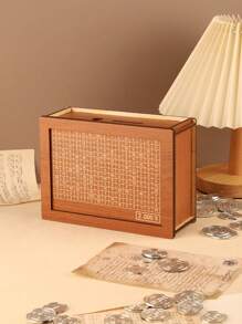 1 Stück $1000/$2000/$3000/$5000/$10000 Vintage Holz Geldkassette, Bargeldkassette zum Aufbewahren von Münzen, plus ein kostenloses Whiteboard Marker, Bargeldkassette - Verschiedenfarbig - Übersicht 9