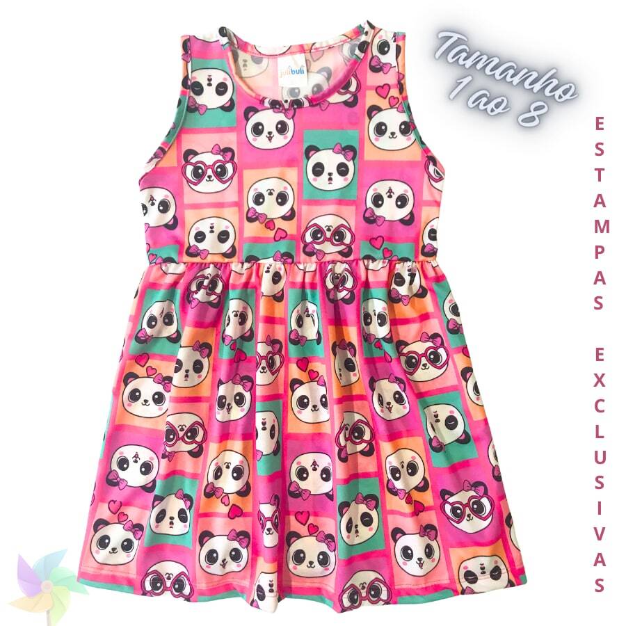 Children's A-Line Printed Summer Dresses For Girls - Assorted - Nhiều màu - Xem 1