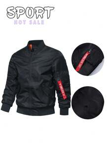 Nova jaqueta aviador vintage estilosa para homens, roupa de trabalho casual solta, outono