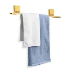 Wall Mount Bathroom Towel Holder 3M Bath Towel Rack Without Hole Premium Arthi - 金色 - 查看 2