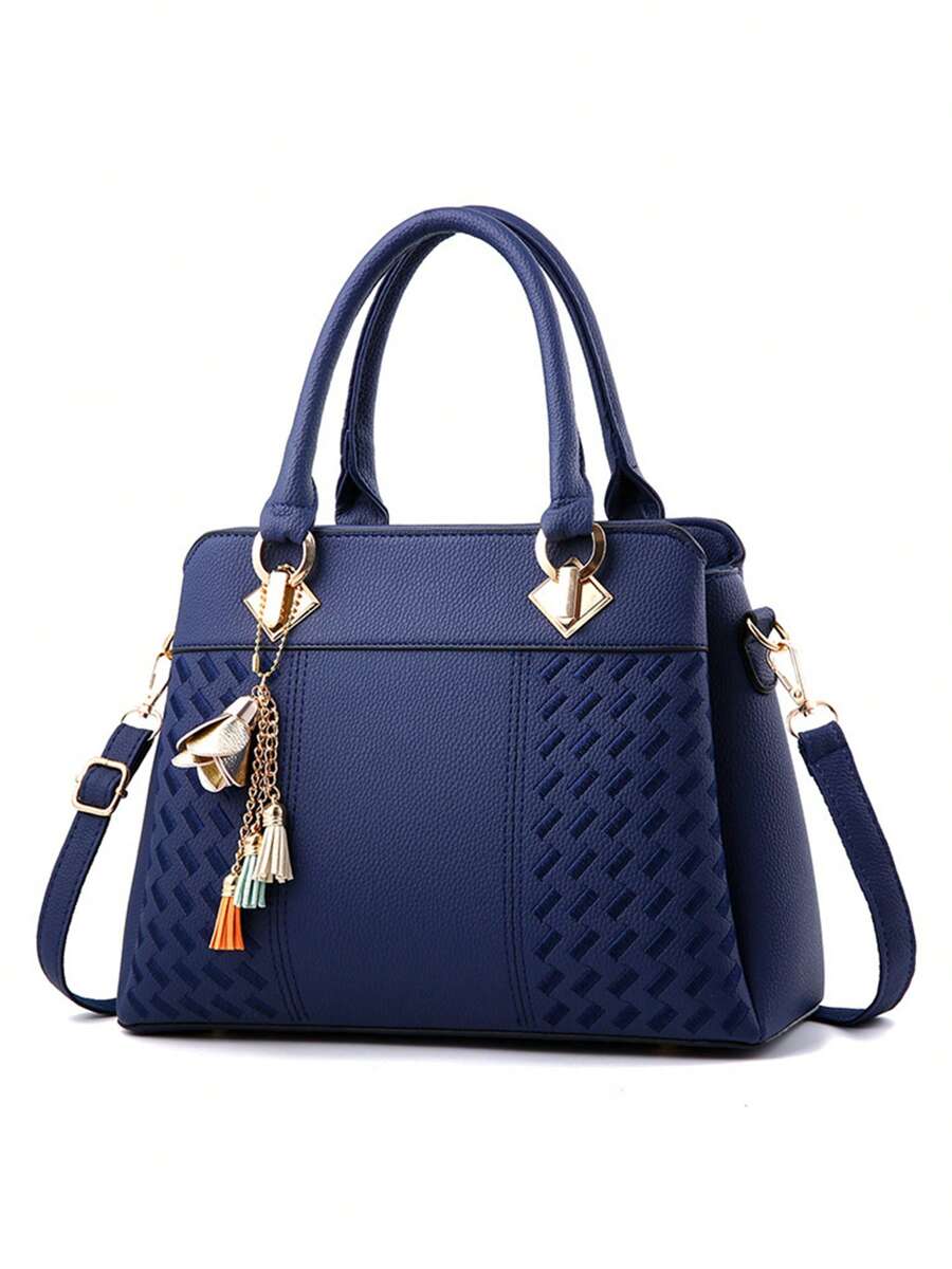 Womens Purses And Handbags Top Handle Satchel Shoulder Bags Messenger Tote Bag - Blue - View 1