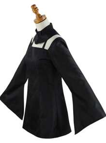 1set Cosplay Costume, Fashionable Simple JK Uniform Doll Falls In Love With Nitsuki Cosplay Character Outfit Halloween - Black - View 4