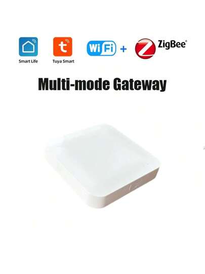 Tuya Multi Mode Zigbee Bluetooth Gateway Hub Wireless Smart Home Appliances Remote Controller Bridge Support Alexa Home | مقاس: حجم واحد