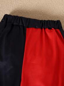 2pcs Spider Printed Sweatshirt And Pants Set For Young Boys, Autumn Winter