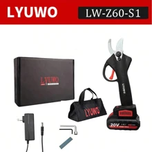LYUWO Electric Scissors For Fruit Tree Pruning, Rechargeable Garden Lithium Battery Scissors For Tree Branch Cutting, Electric Scissors For Tree Branch Cutting, Lightweight And Non Tiring Electric Scissors For Tree Branch Cutting - Black - View 9