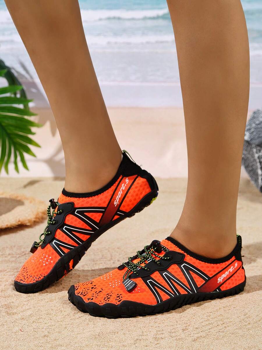 Outdoor Aqua Shoes, Multi-Function Sports Shoes For Swimming And Trekking - Orange - View 1